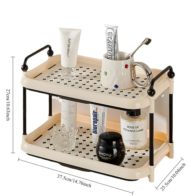 Juego de 3 soportes de plástico para tazas para cocina y comedor, organizador de almacenamiento abierto