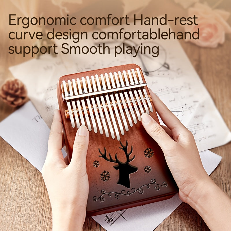 17-Key Multicolor Kalimba Thumb Piano for Beginners for Girls