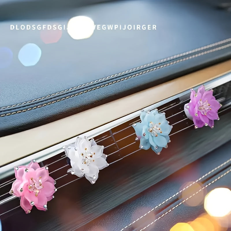 Avtomobil havo tozalovchi Lotus gul dekoratif aromatik tayoq asal honeycomb scent