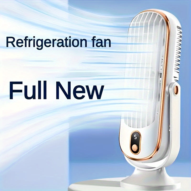 Portable Air Conditioner Fan with 5-Speed Cooling Rechargeable Battery for Home Office Travel Camping
