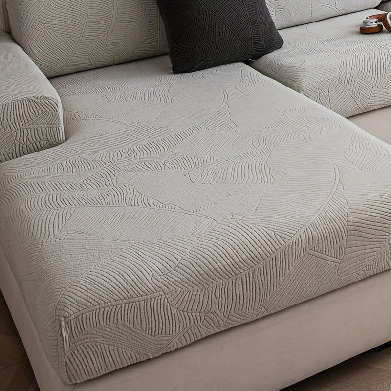 Универсальный комплект чехлов для подушек дивана для одно-, двух-, трех- и четырехместных диванов. Классический стиль, машинная стирка, защита ткани, мягкий материал, без украшений и принтов, вес ткани 250-300 г.