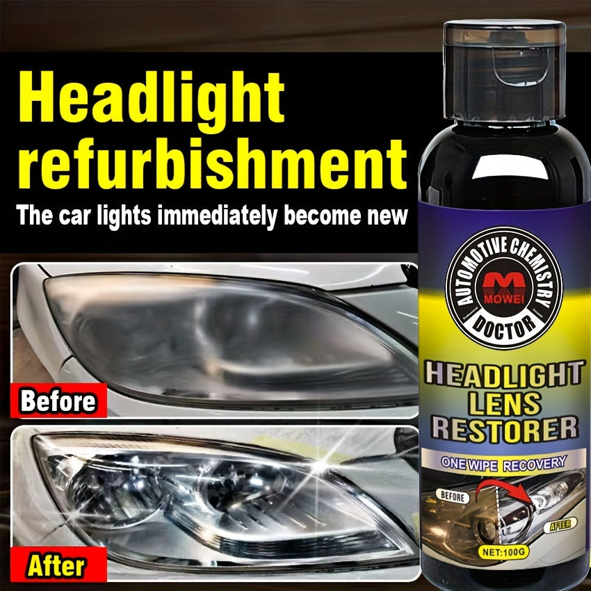 Automotive Clay Headlight Restoration Kit All-in-One Scratch Removal