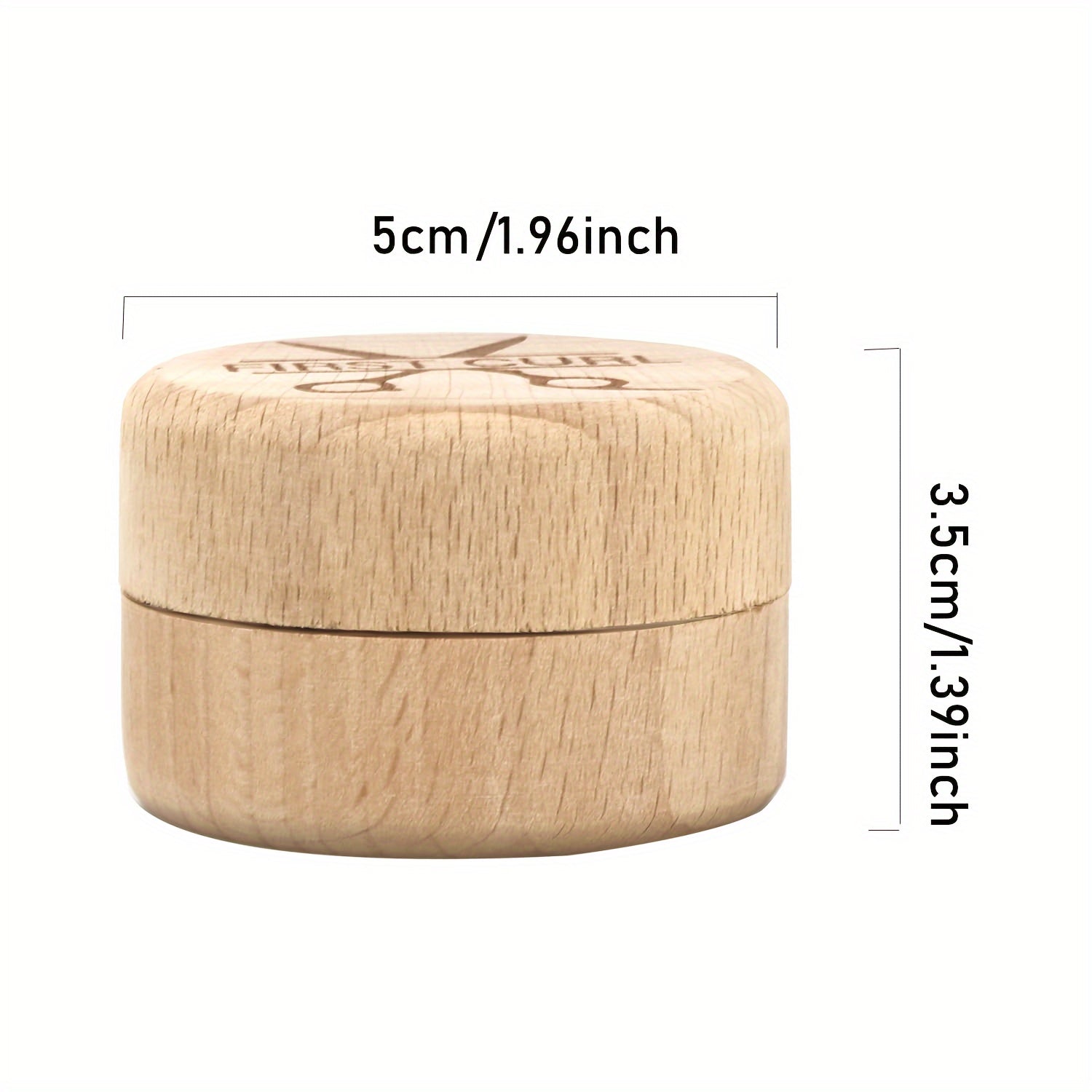 Wooden Memory Box for Kids with Commemorative Storage for Hair and Teeth