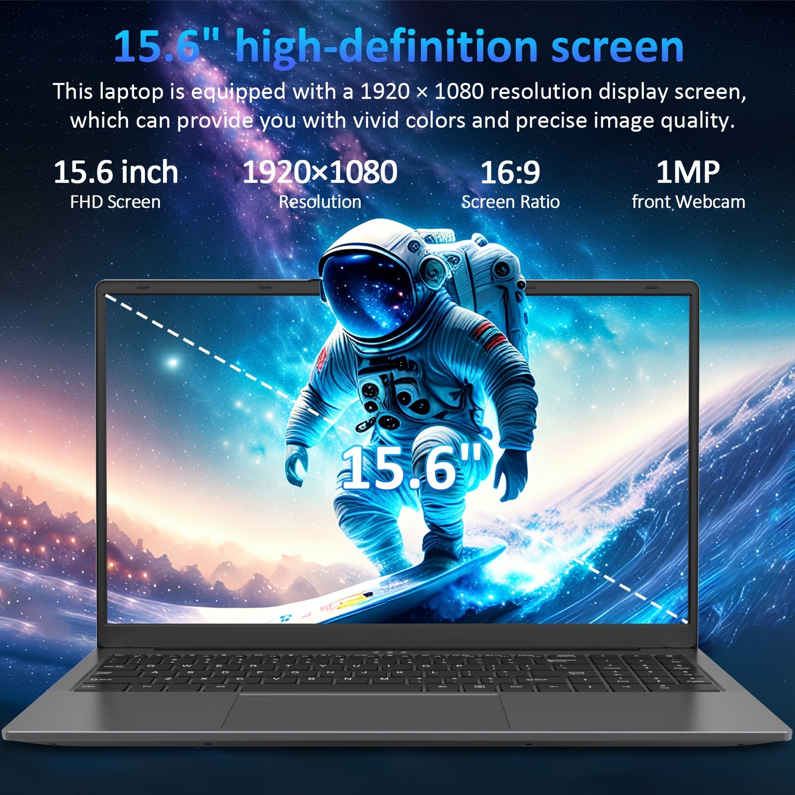 15.6-Inch AMD Ryzen 5825U Laptop 16GB RAM 768GB SSD FHD IPS Webcam Windows 11 Pro