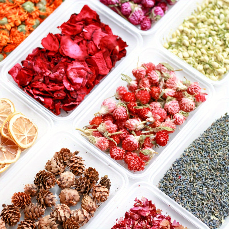 Бохо-Шик Рождественский Набор для Ремесел: Натуральный Растительный Декор для DIY Проектов, Венков и Подарков