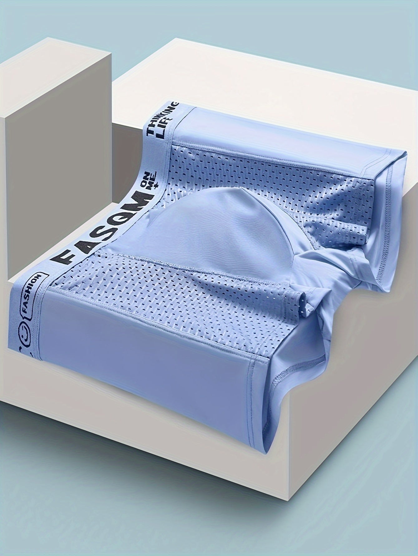 Men's Summer Mesh Underwear 1/3/5 Pack Breathable Cotton Spandex Shorts