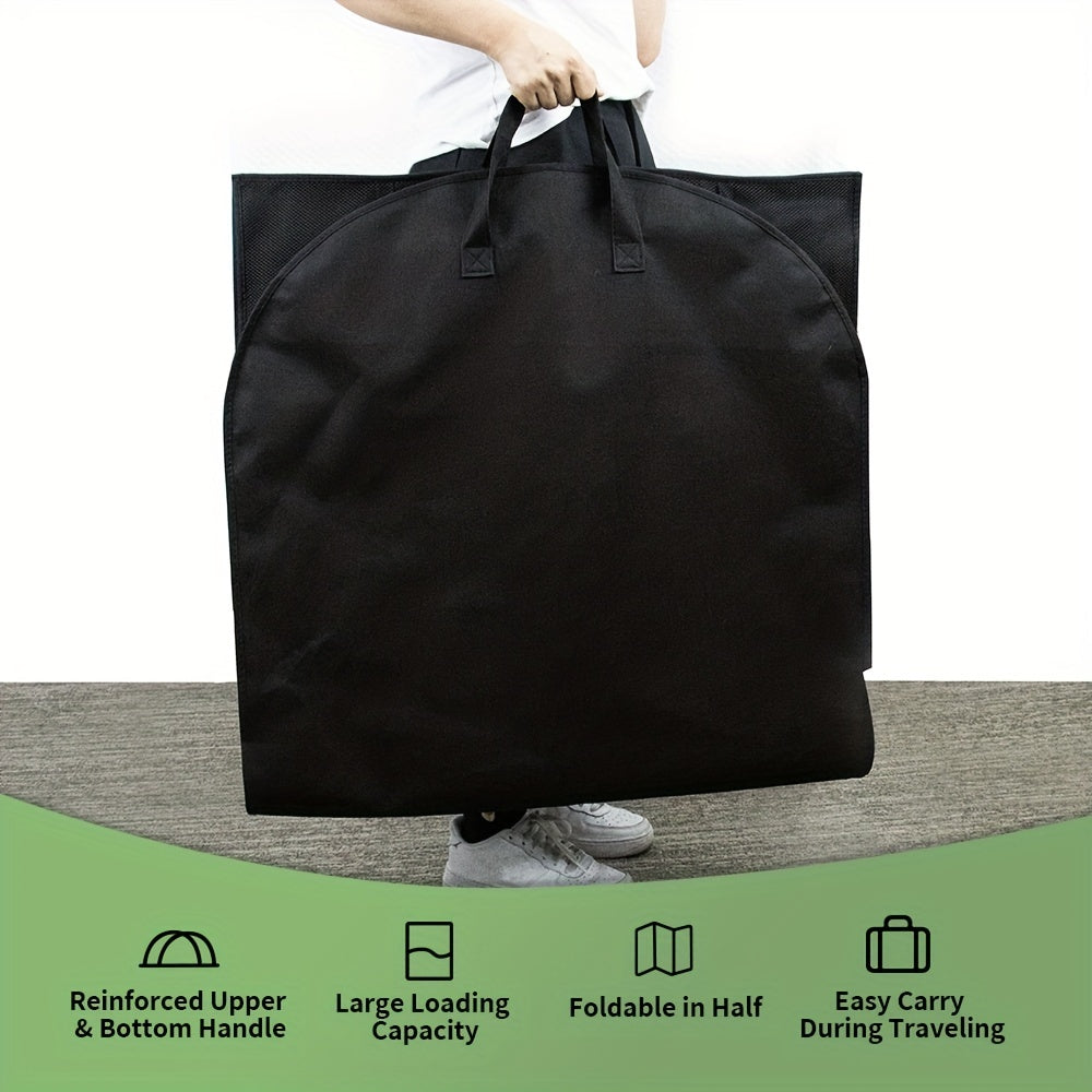 Heavy Duty Garment Bag for Dresses and Coats with Zipper Travel Storage