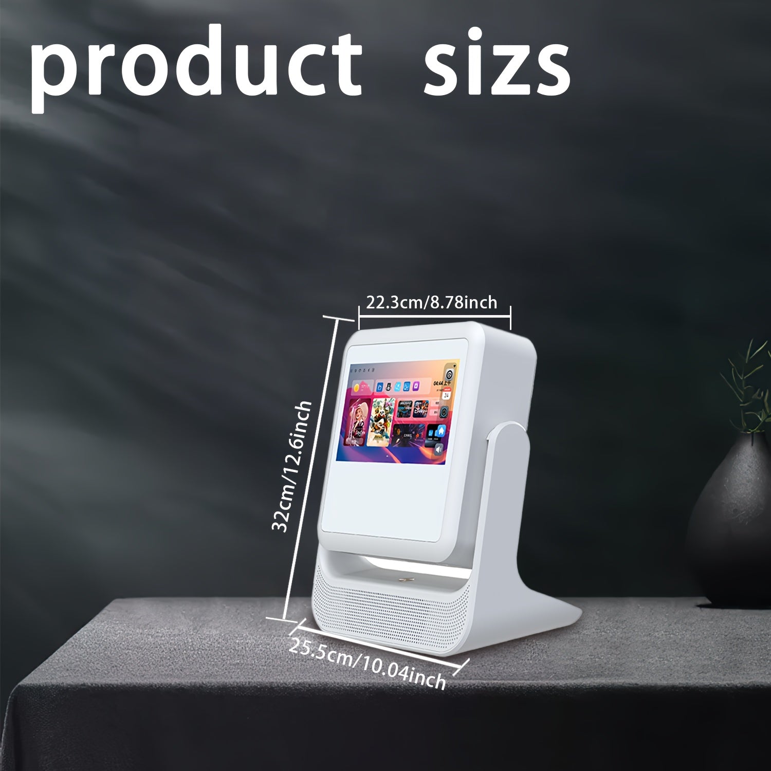 Проектор для домашнего кинотеатра 1080P 4K с поддержкой, сенсорный экран 8 дюймов, WiFi 6