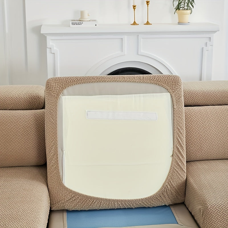 Чехол на диван для украшения гостиной, водонепроницаемый растягивающийся чехол на диван 70x70 дюймов