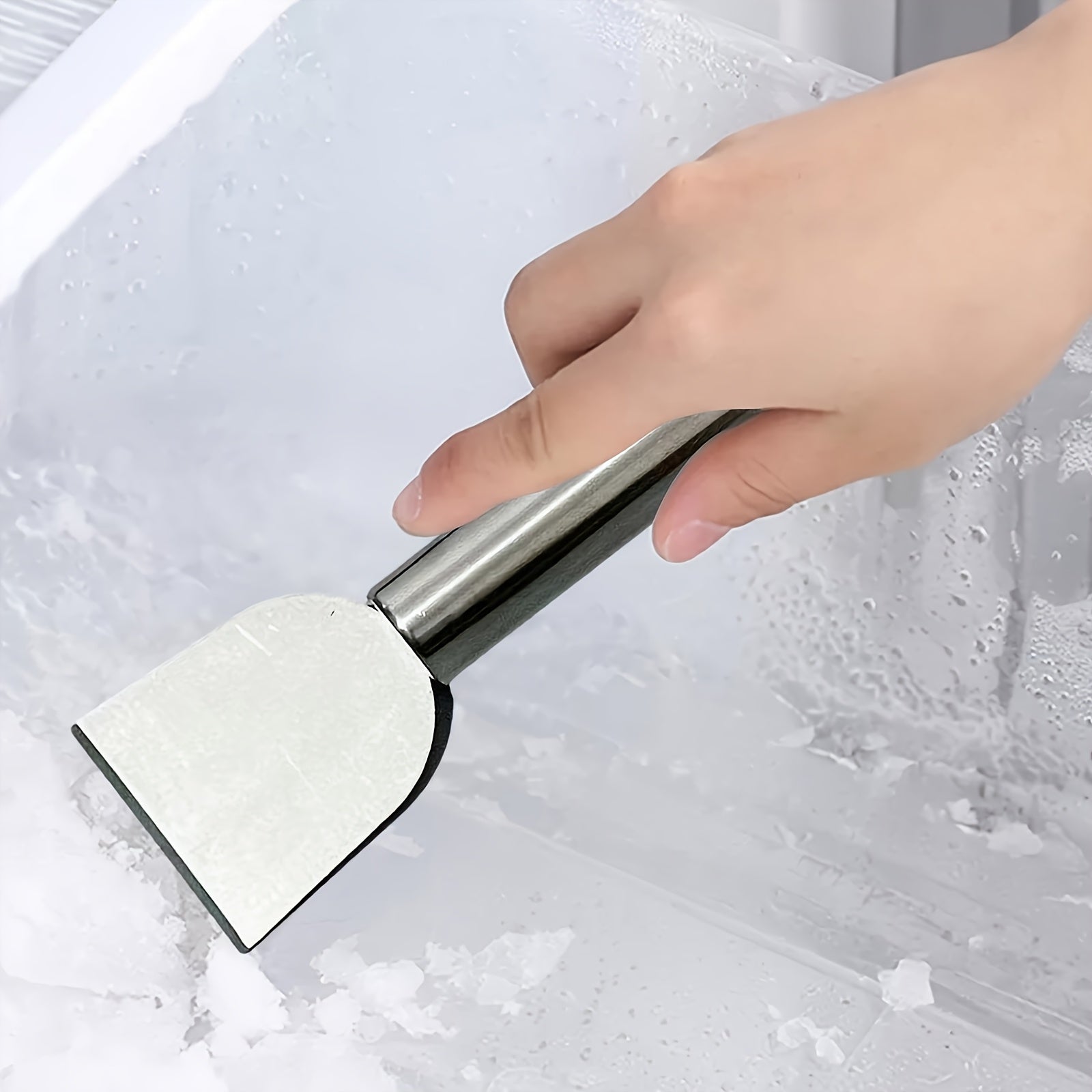 Heavy-Duty Metal Scraper Multi-Purpose Kitchen Cleaning Tool for Stubborn Stains