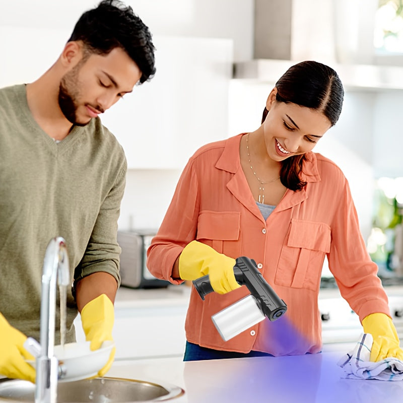 Черный Nano USB перезаряжаемый ручной электрический распылитель для использования внутри помещений и на улице