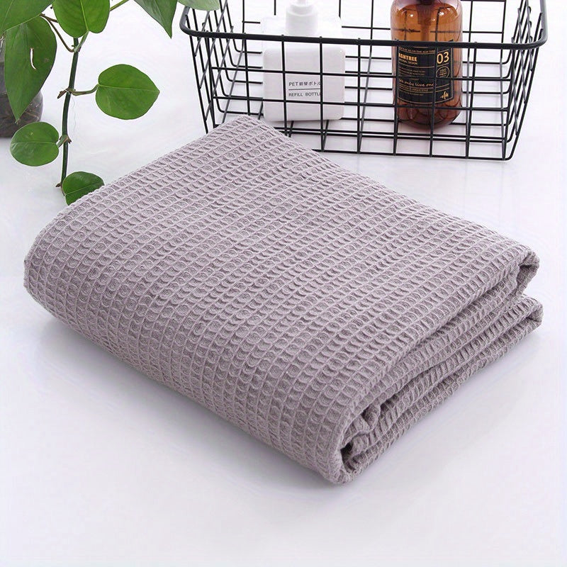 Cozy Waffle Blanket for All Seasons Soft Warm Bed Sofa Office Gift