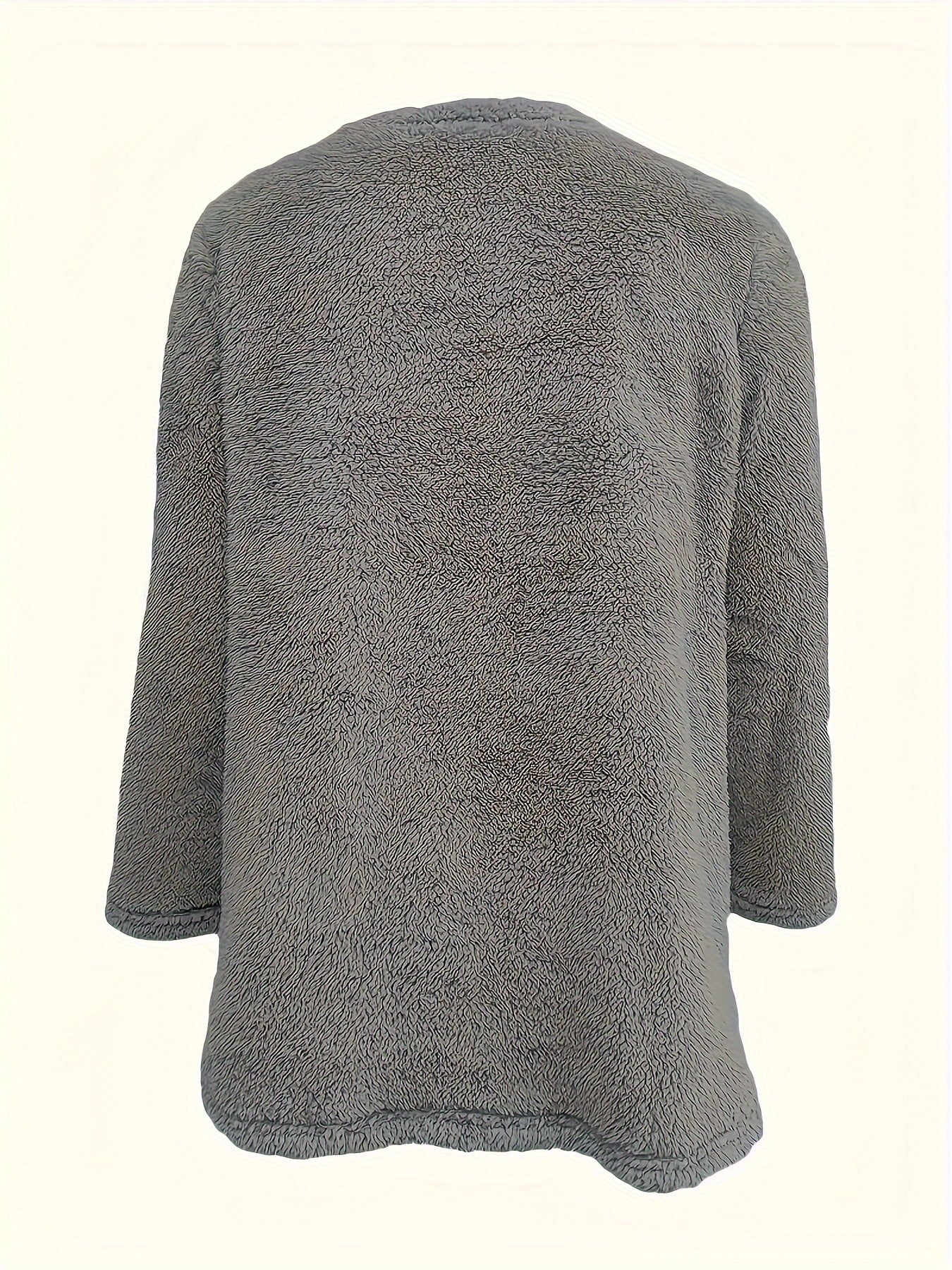 Women's Teddy Fleece Pullover with Pockets Casual Loungewear Fall Winter