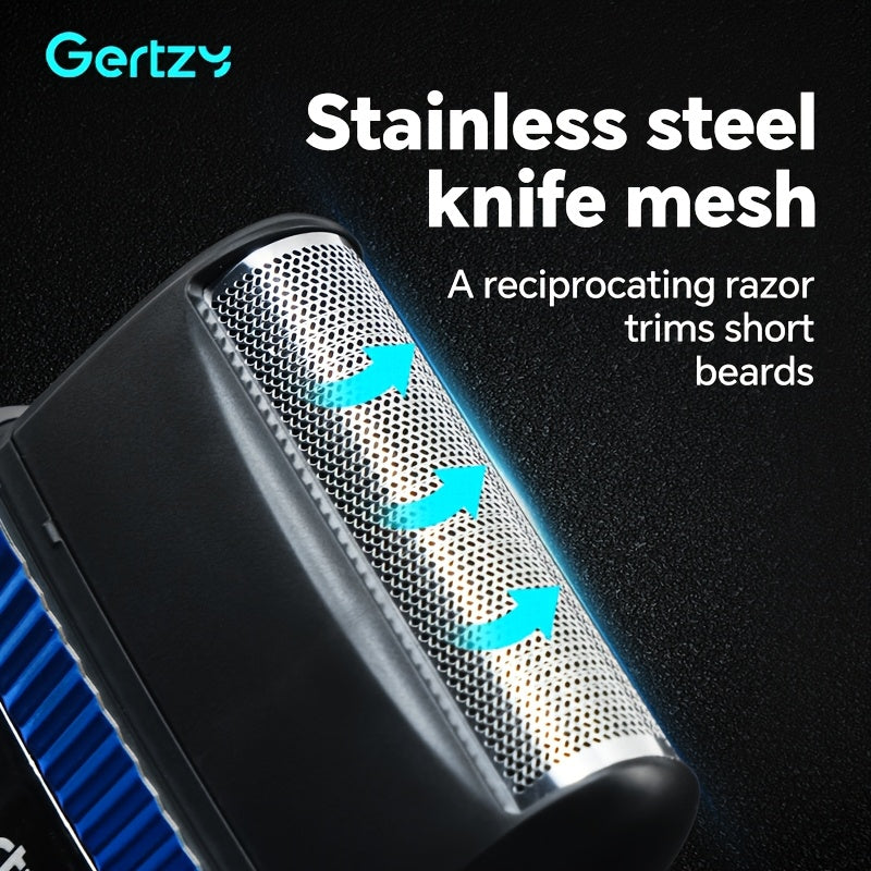 USB rechargeable electric shaver set for men includes nose hair trimmer hair clipper and precision trimmer