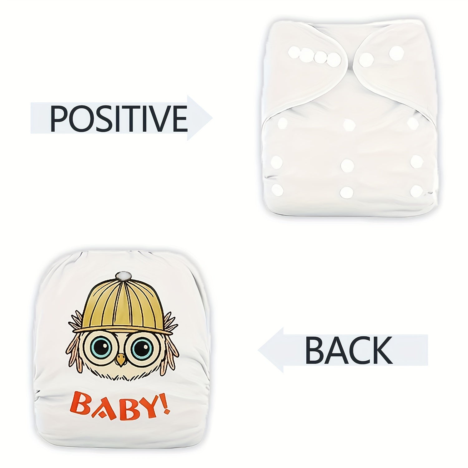 Qayta ishlatiladigan mato o'quv shartlari 2-to'plam bolalar uchun suv o'tkazmaydigan sozlanadigan snap