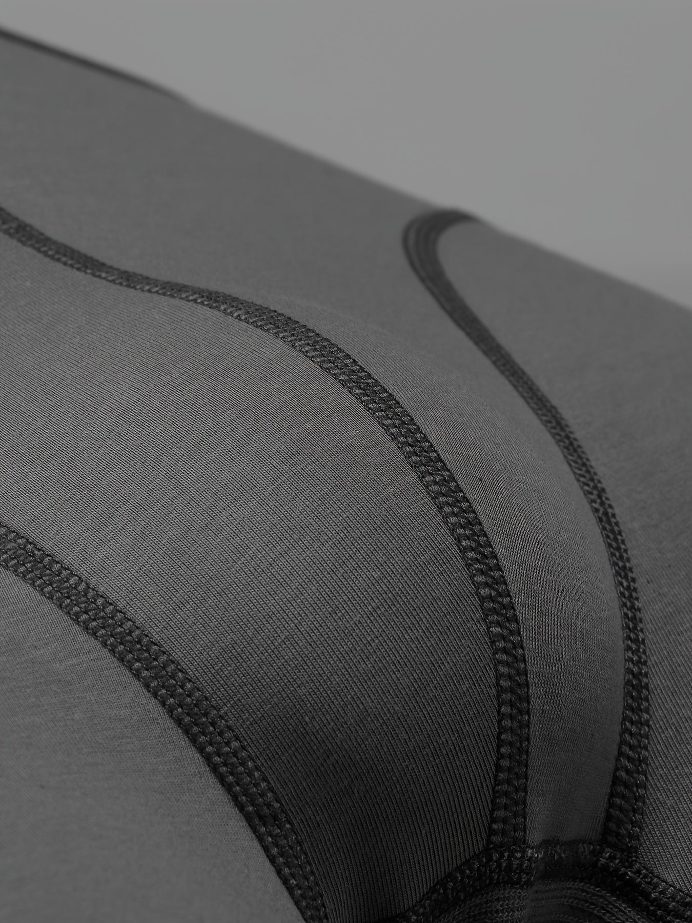 Men's Cotton Boxer Briefs 3-Pack Ultra-Long Solid Color Medium Stretch Daily Wear