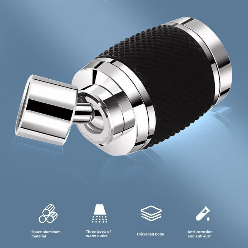 6-Piece Faucet Water Filter Set with 3-Speed Splash-Proof and 360-Degree Swivel