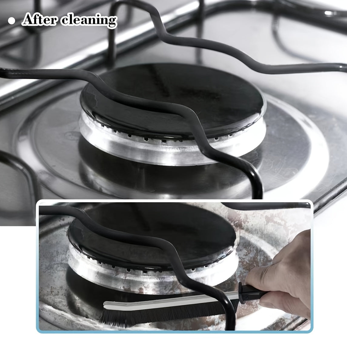 Set of 3 Stiff Bristle Gap Cleaning Brushes for Bathroom Kitchen Tiles