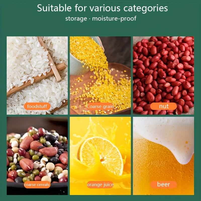 Shisha donali bo'laklar bilan shirinliklar uchun shisha sumkalar, 500g, 1000g, namlikka qarshi