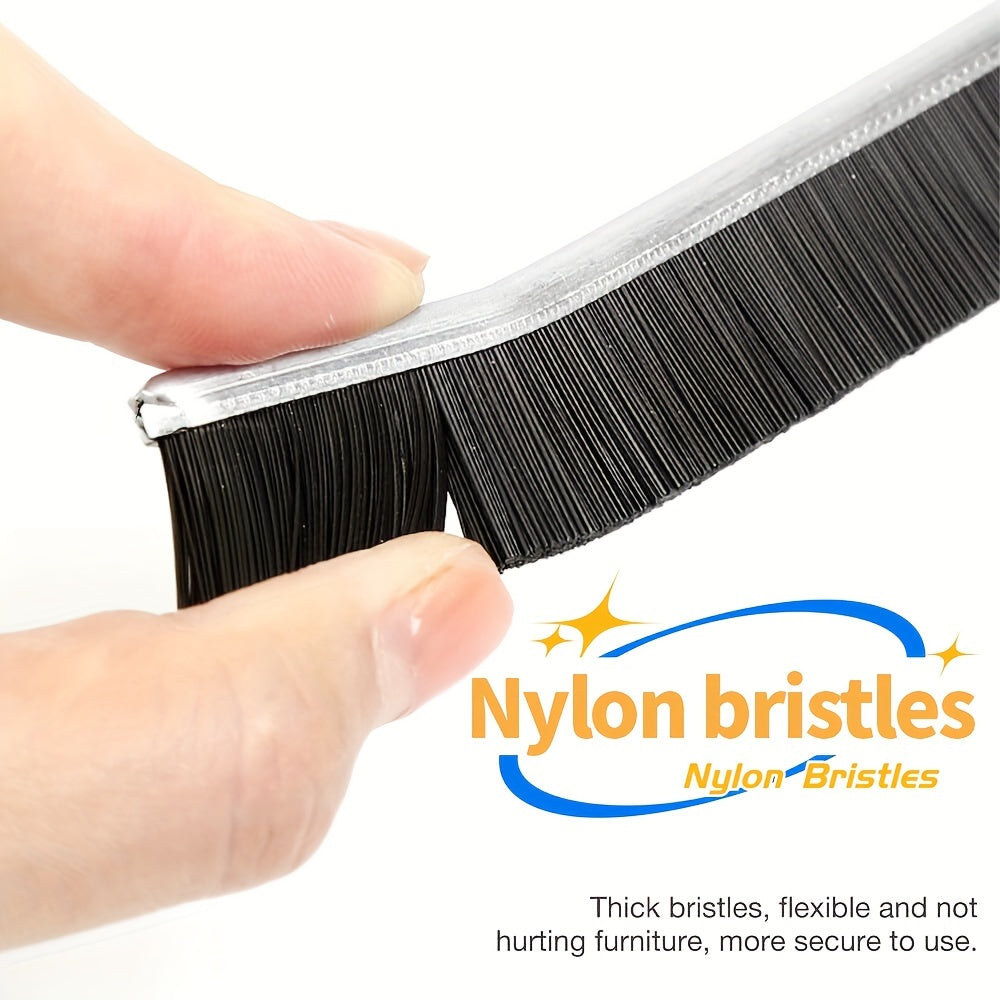 Uzun tutqichli bo'shliqni tozalash cho'tkasi, qattiq sochli, hammom va oshxona uchun, qora va oq