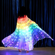 Светящиеся крылья бабочки LED из полиэстера для выступлений на belly dance