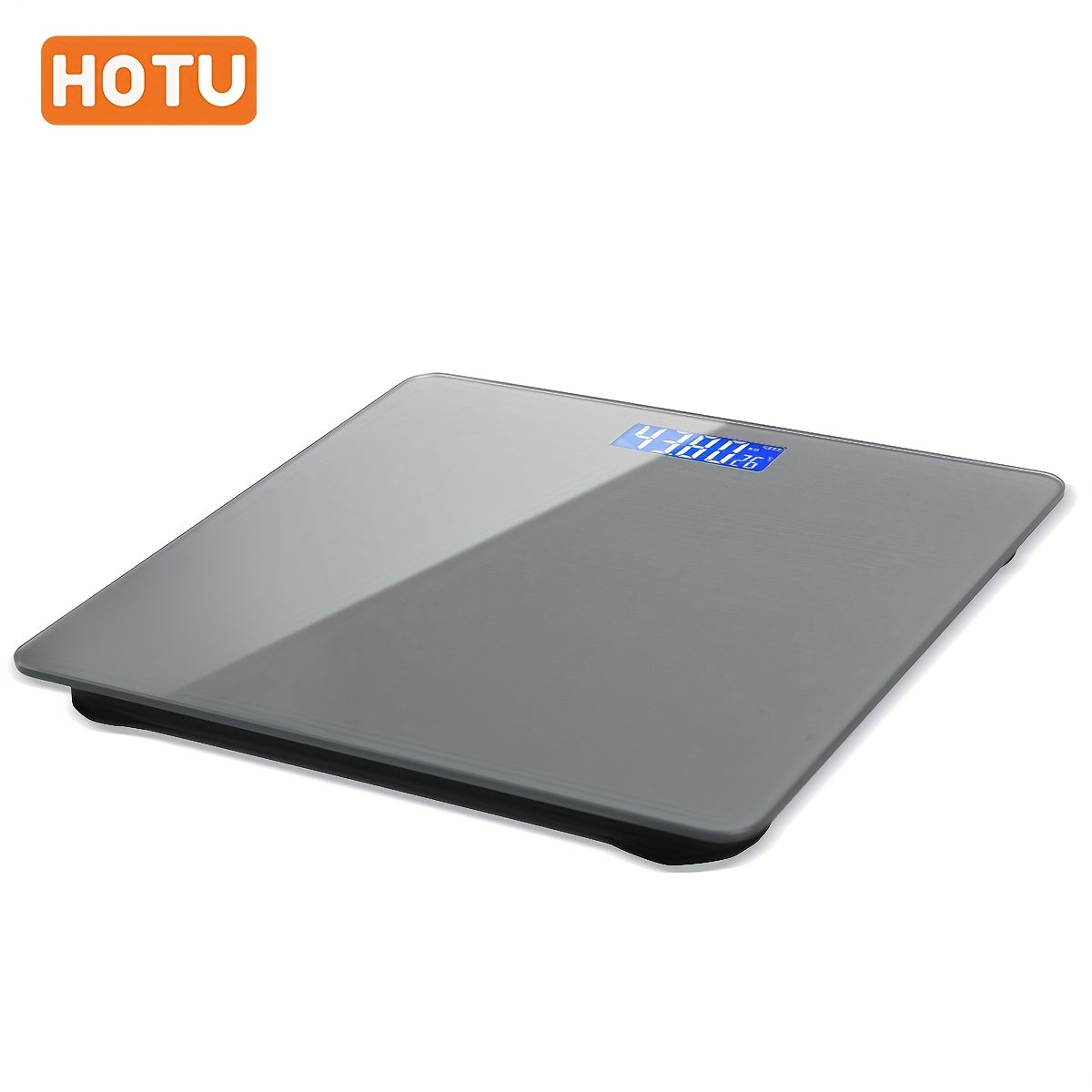 HOTU 1 dona Aqlli Uy O'lchagichi LCD displey, harorat ko'rsatkichi va maksimal yuklama 0.1 lbs (400 lbs/180 kg) ga aniqlik bilan. Batareya kiritilmagan.