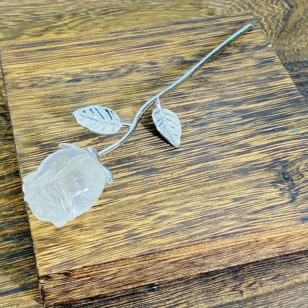 Rose Quartz Crystal for Jewelry Making and Home Decor, Pink Healing Stone