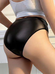 Bragas de bikini brillantes de alta elasticidad para tallas grandes de mujer