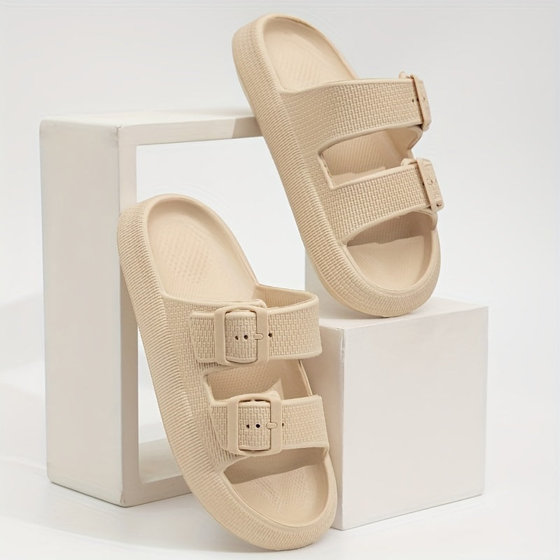 Women's Solid Color Slip-Resistant Quick-Dry Home and Outdoor Slippers