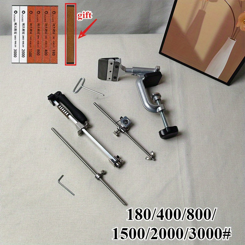 Точилка для ножей 4-го поколения с регулируемым углом и инструментом для заточки