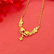 Gold Plated Necklace Set for Women Elegant Jewelry for Weddings and Gifts