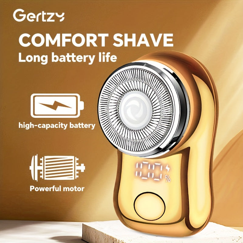 Men's Mini Portable Electric Shaver USB Rechargeable Beard Razor