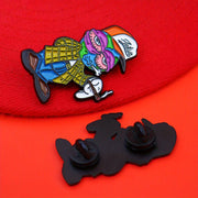 Men's Enamel Baseball Cap Pin Durable Stylish Hat Accessory Gift