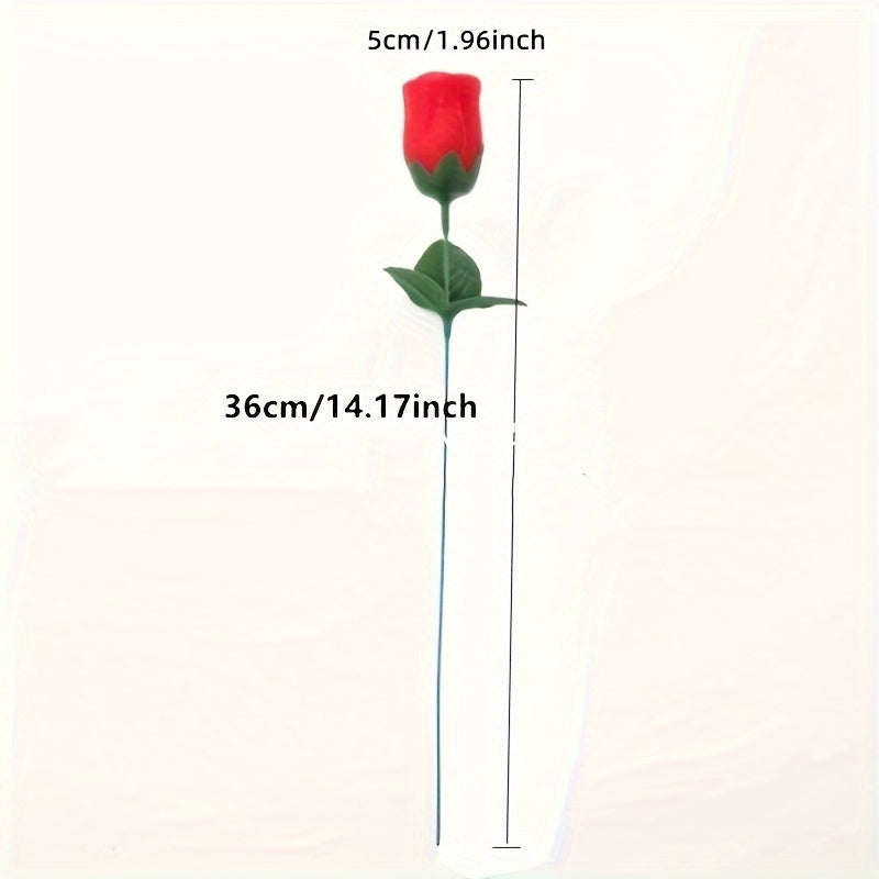 20 искусственных розовых букетов для различных случаев, ваза не включена