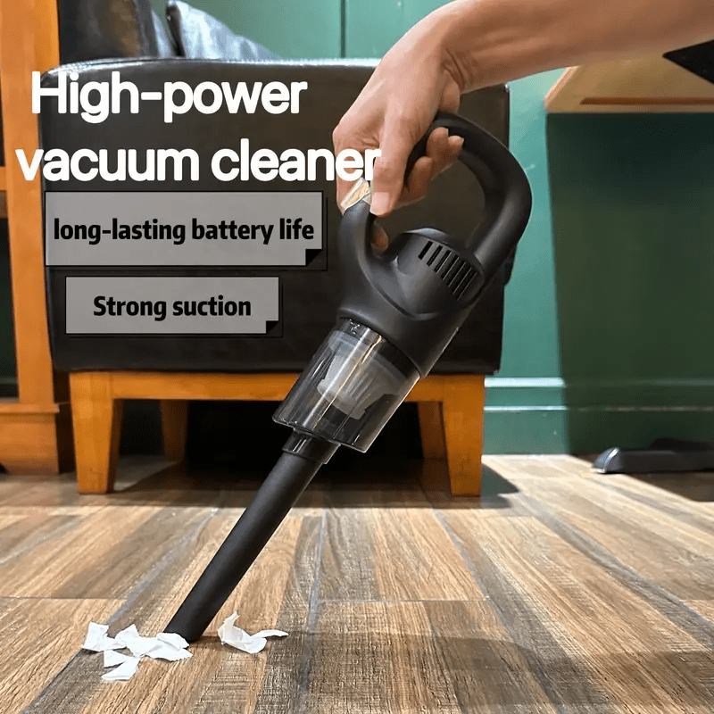 Rechargeable Wireless Handheld Vacuum Cleaner with High Suction Cyclonic Design Lightweight Portable for Home Car Pet Hair Dust