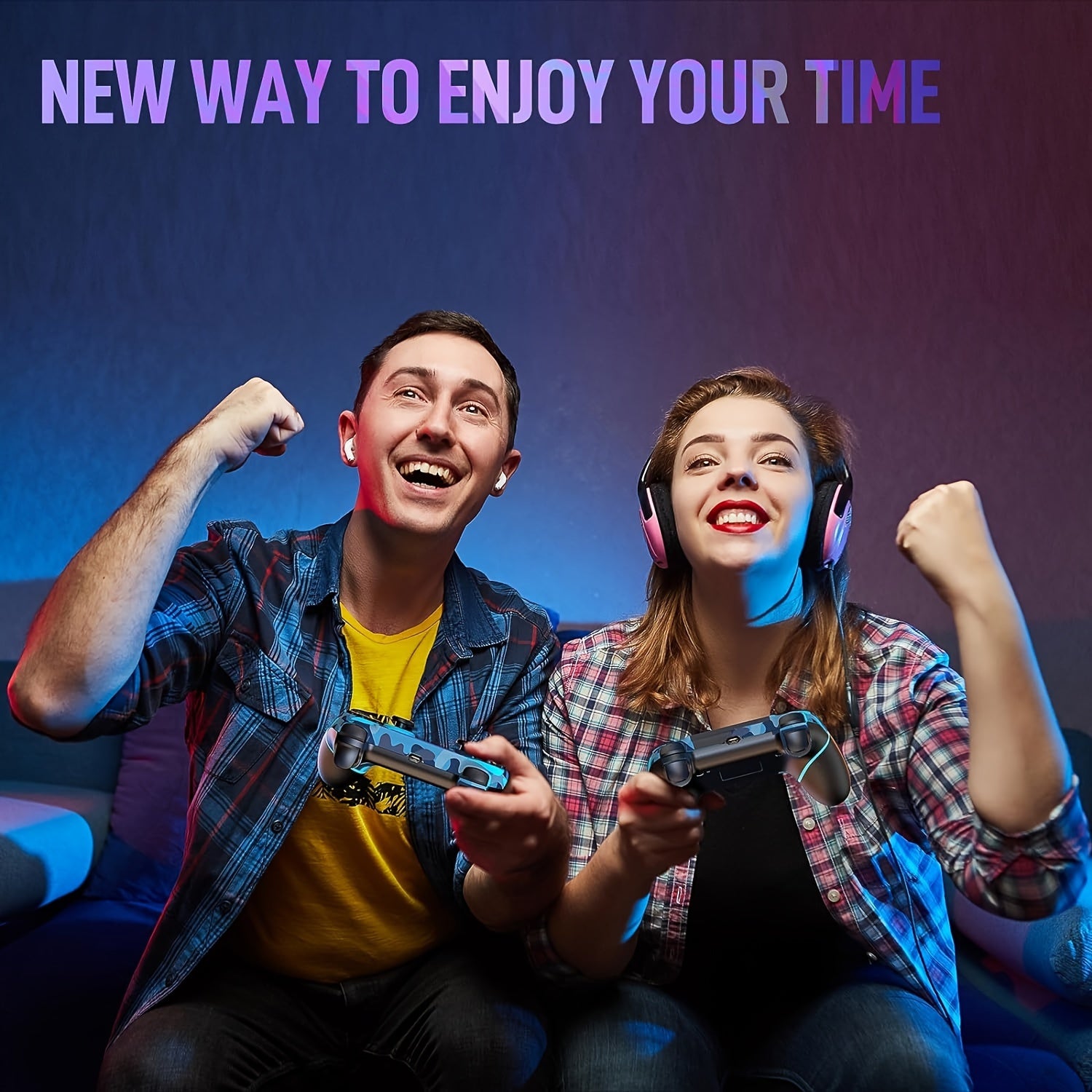 Controlador inalámbrico para PS4 con batería de 600mAh, doble vibración, control de movimiento y panel táctil