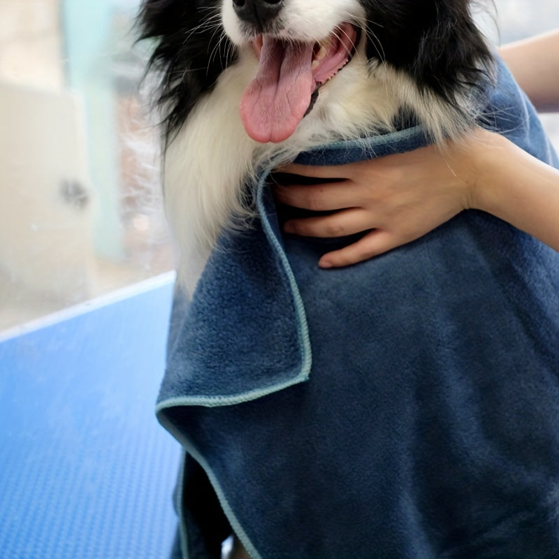 Microfiber Pet Towel for Dogs and Cats Quick Dry Soft Cozy Bath and Snuggle