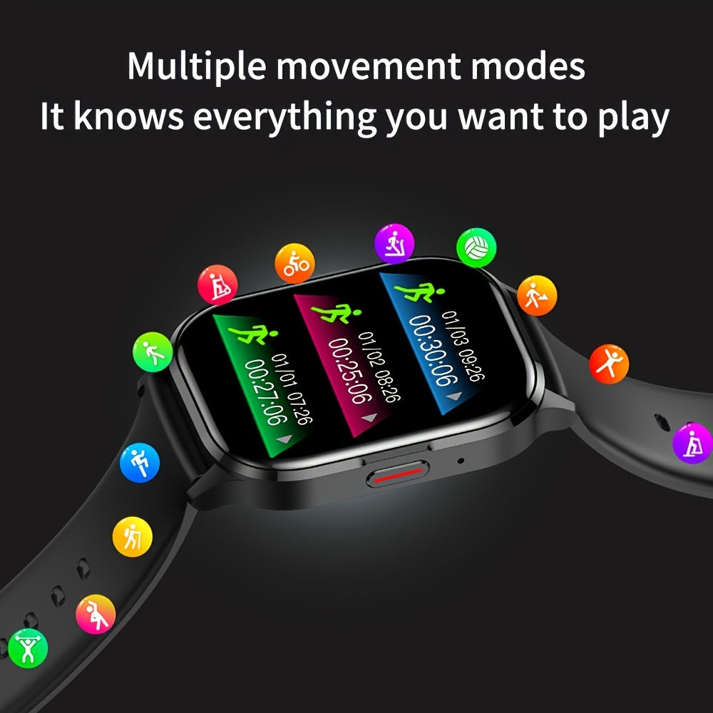 Men's AMOLED Smart Watch with Wireless Call Answer HD Display Sports Tracking