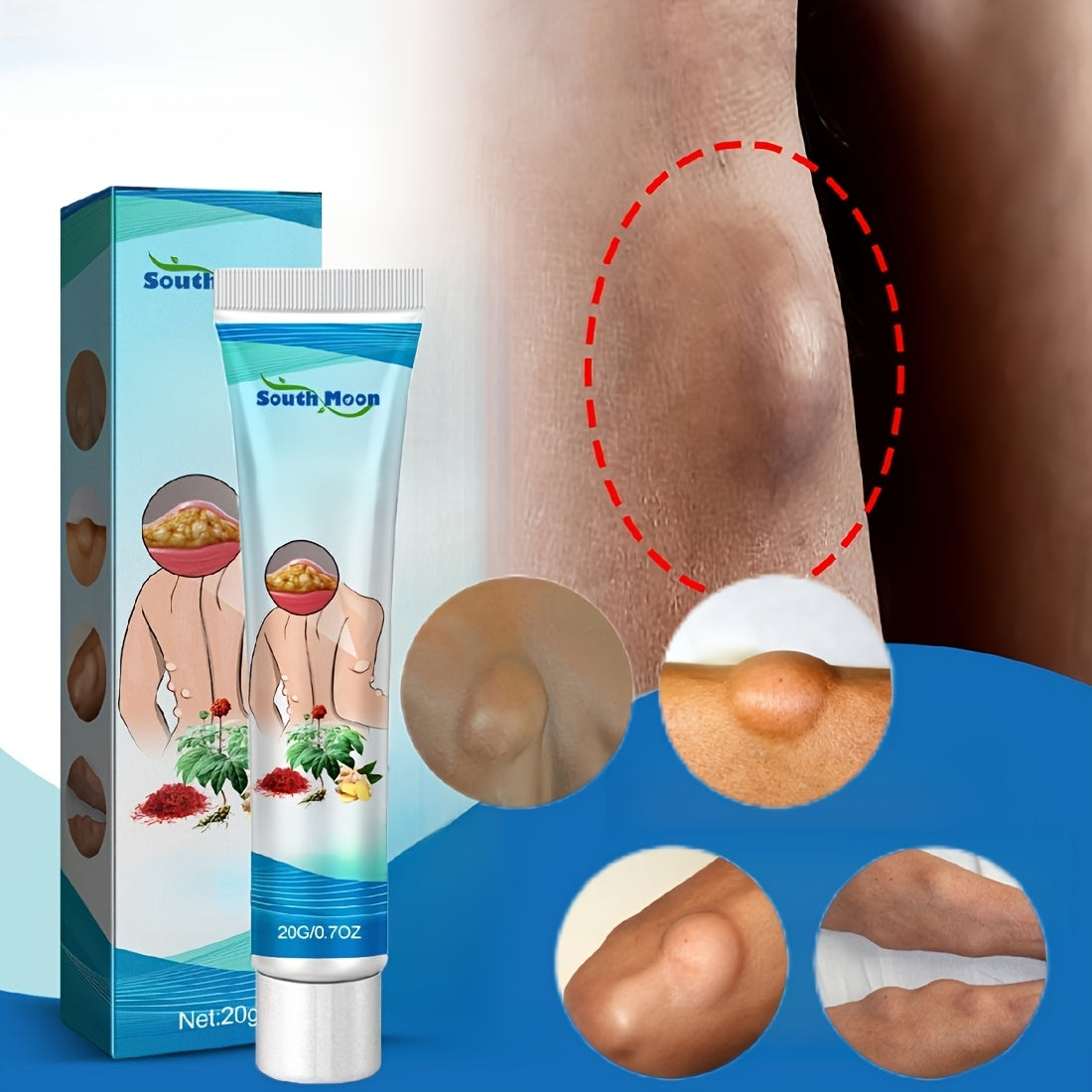 Ginger Sanqi Safflower Nourishing Balm for Oily Skin Face Cream Hypoallergenic