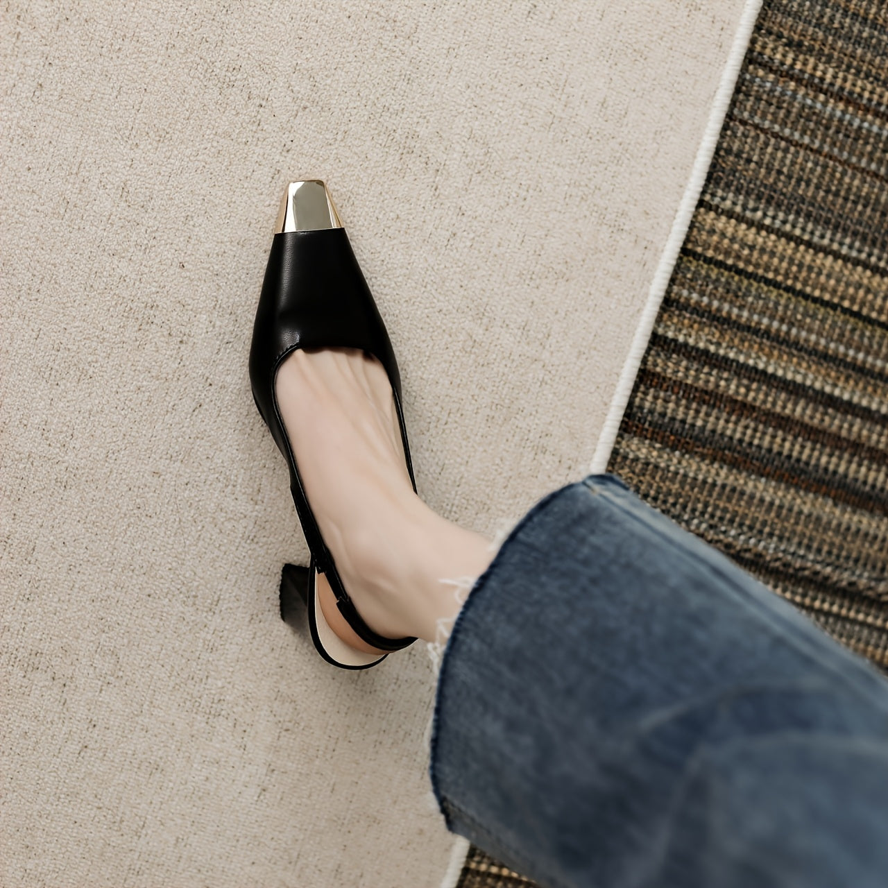 Women's White Synthetic Square Toe Block Heels Dress Shoes for Weddings