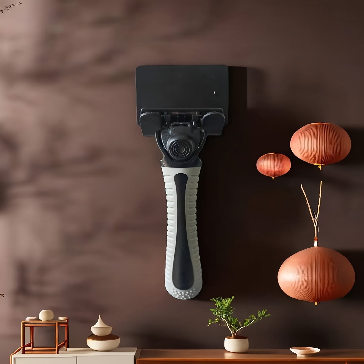 Plastic Utility Hooks with Adhesive for Home Organization of Razors Jewelry Keys