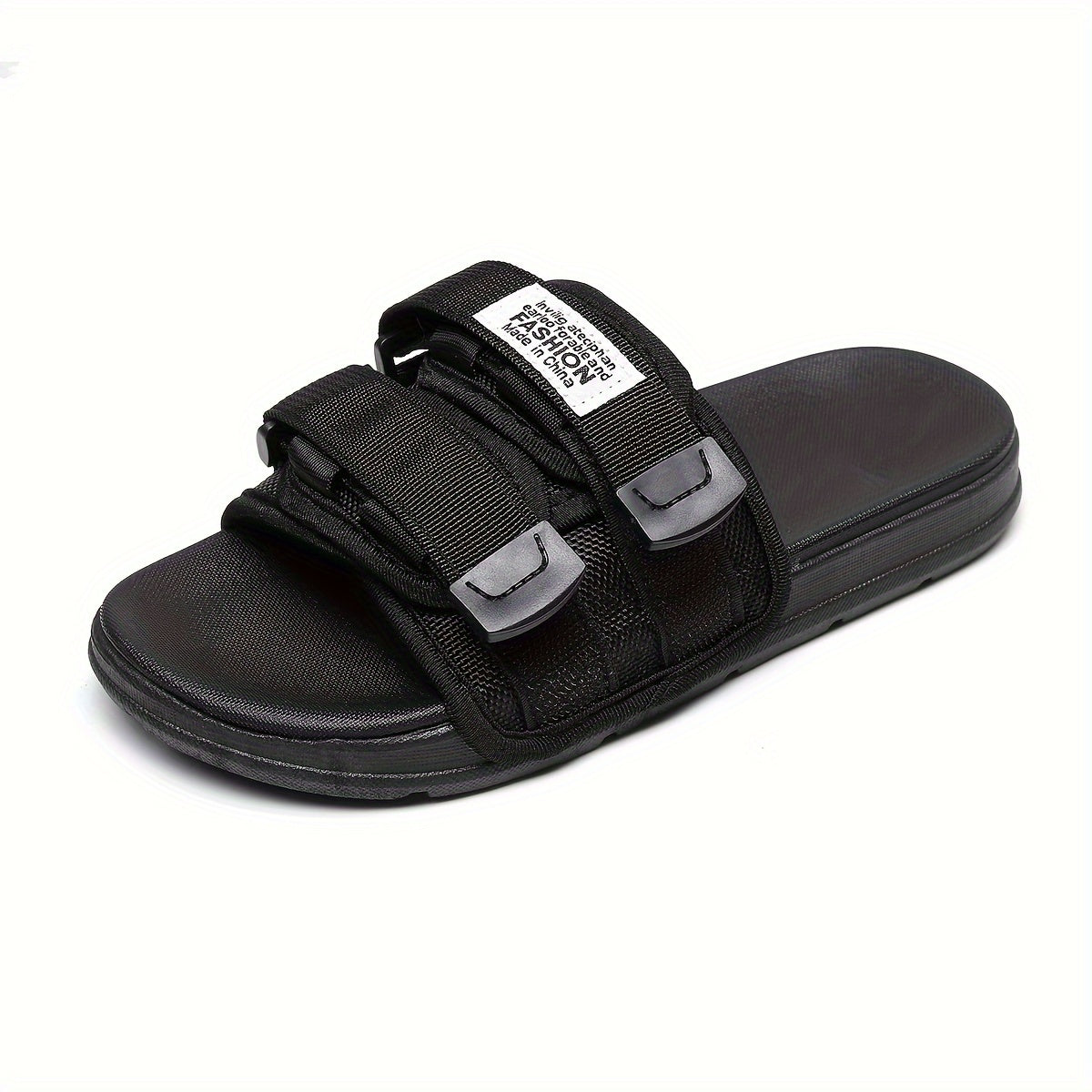 Zapatillas abiertas para hombre, transpirables, suela de goma antideslizante, casuales para verano