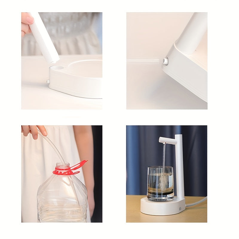 Stol uchun avtomatik aqlli elektr suv nasosi USB bilan qayta zaryadlanadigan galon shishalar uchun