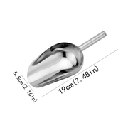 Stainless Steel Ice Scoop for Kitchen Utility, Ice, Coffee, Flour, Candy