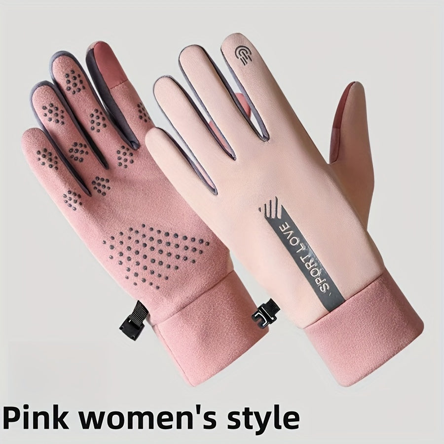 Winter Gloves Men Touchscreen Windproof Warm Cycling Sports