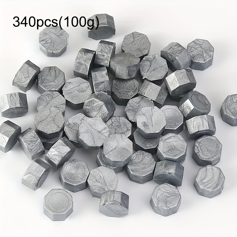 340pcs 100g Octagonal Sealing Wax for Gift Boxes Envelopes DIY Sealing