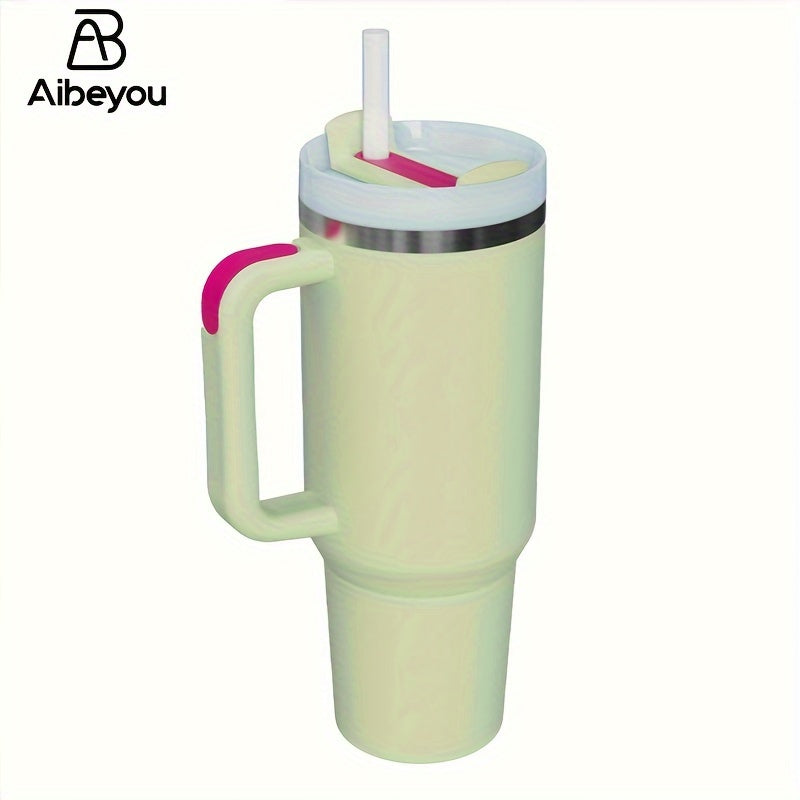 Insulated Stainless Steel Travel Mug 30oz Double-Layer Leak-Proof Hot Cold