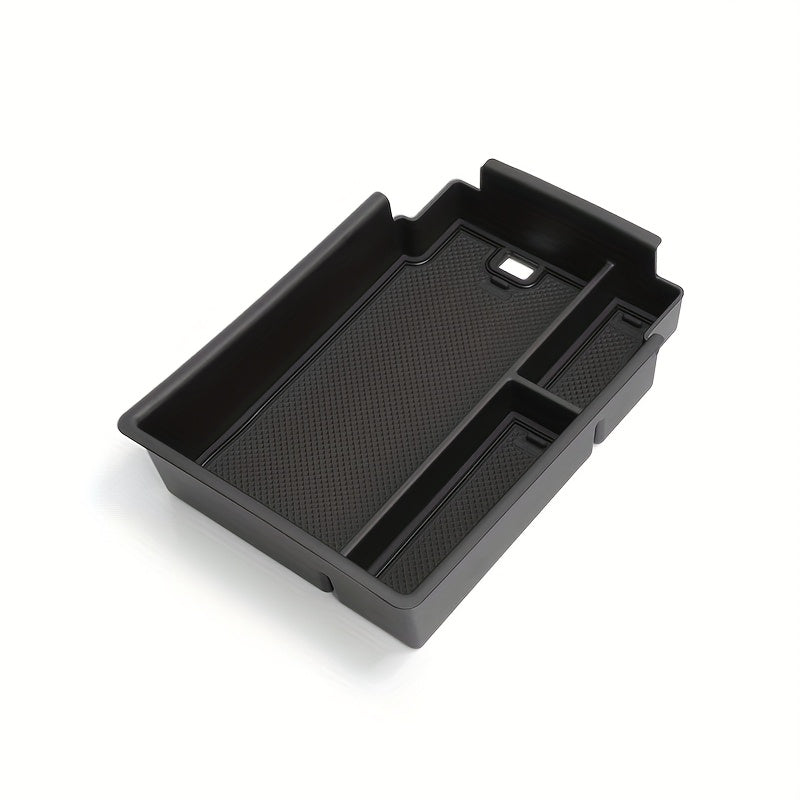 Universal Car Armrest Box Storage for 24 EV Models Black Plastic