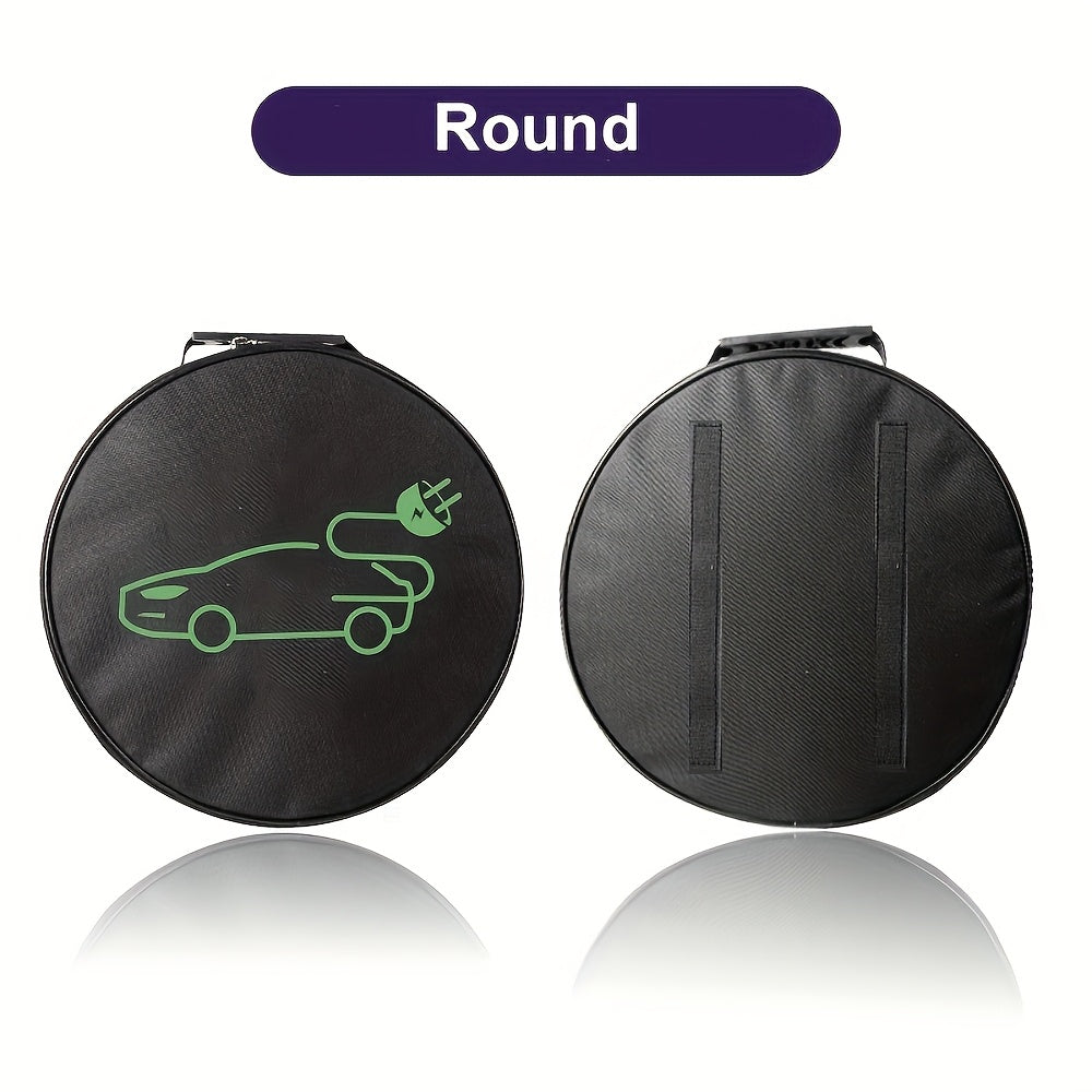 Universal EV Charger Cable Organizer Bag Oxford Portable Storage Car Charging Case