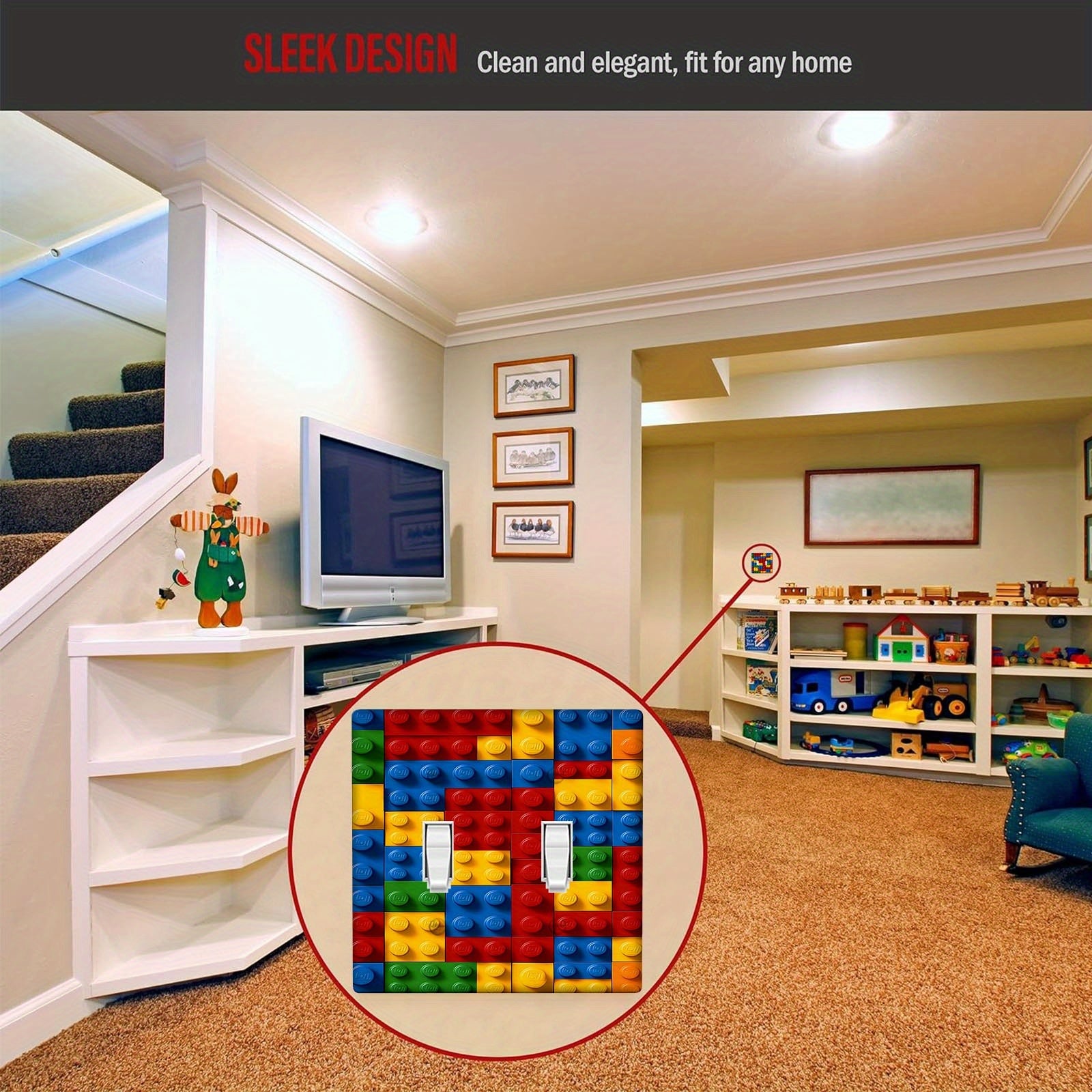 Cubierta decorativa para placa de pared, no necesita electricidad, fácil de limpiar, versátil, decoración para el hogar